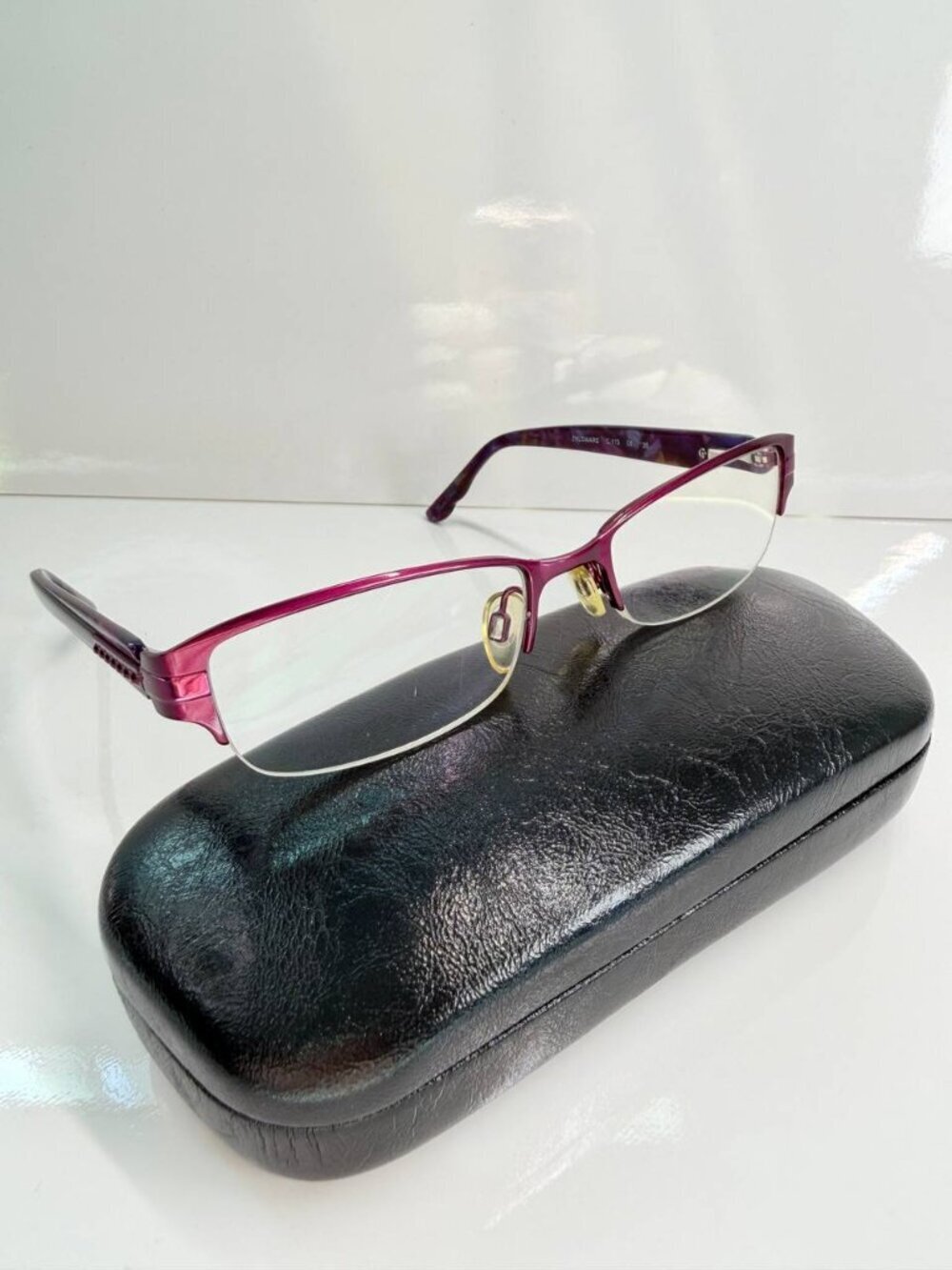 Sofia Vergara Eyeglasses – Stylish Purple Frame (Hard Case Included)
